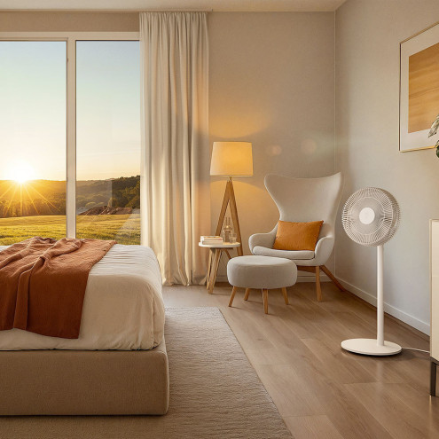 Ventilateur FINN – Silencieux, Oscillant & Économe en énergie