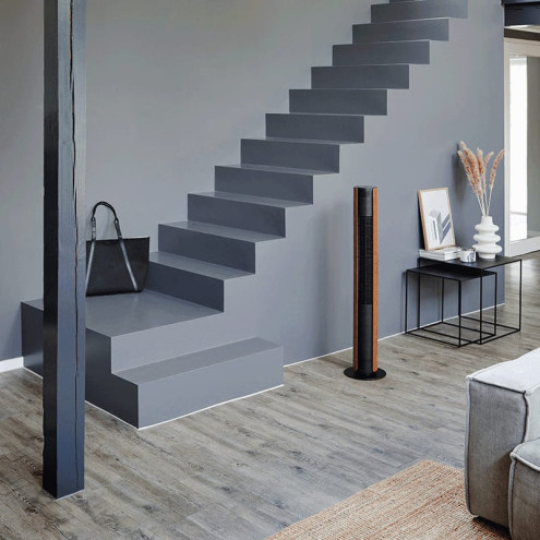 Ventilateur colonne PETER Cognac | Style cuir & confort total | Stadler Form