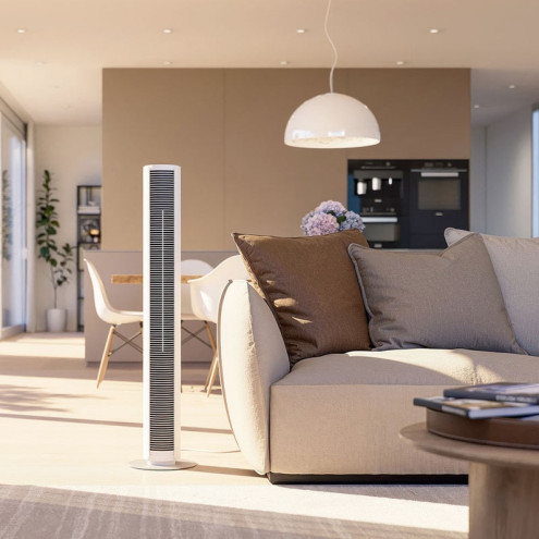 PETER New white column fan | Stadler Form