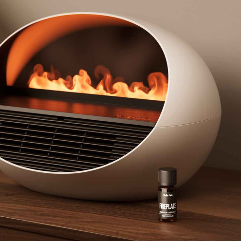 Diffuseur d’arômes, chauffage & cheminée électrique ERIK – 3 en 1 -Stadlerform