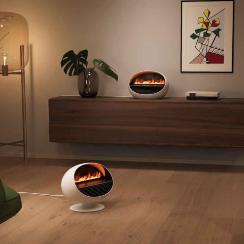 ERIK 3-in-1 Fan Heater, Aroma Diffuser & Electric Fireplace