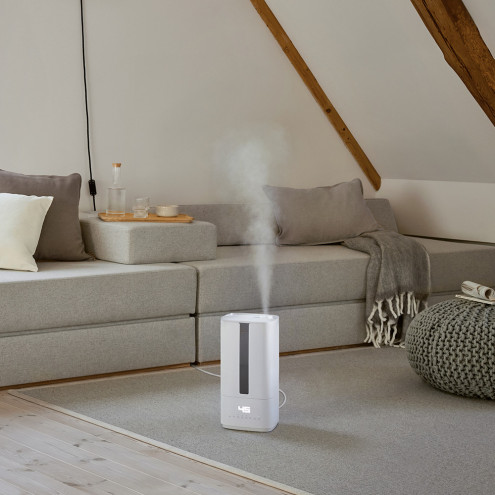 Humidificateur d’air Oliver Blanc – Hygiène & confort | Stadler Form