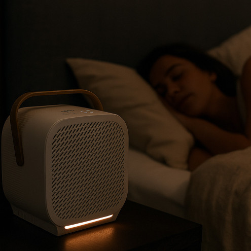 DOUX – Quiet HEPA Air Purifier with Night Light for 15 m² | air&me
