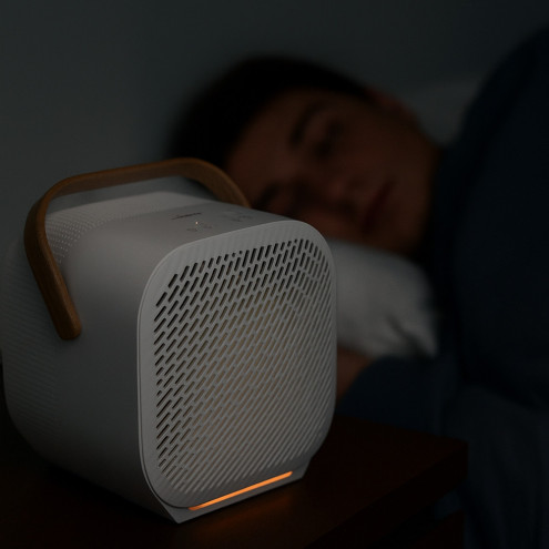 DOUX – Purificateur d’air HEPA silencieux avec veilleuse pour 15 m² | air&me