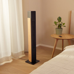 NICK Bamboo Black – Silent Tower Fan | Stadler Form