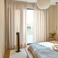 NICK Bamboo Noir – Ventilateur Colonne Silencieux| Stadler Form