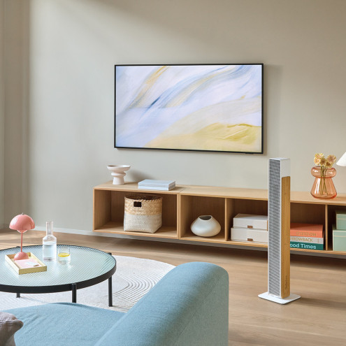 NICK Bamboo Blanc – Ventilateur Silencieux| Stadler Form