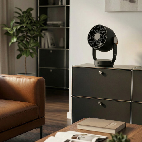 LEO Noir – Ventilateur Oscillant Silencieux et Puissant pour un Air Frais| Stadler Form