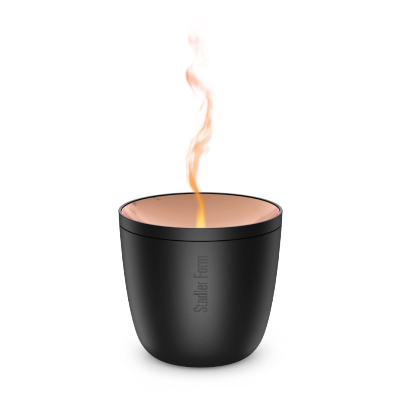 ZOE Mobile Black – Flame-effect essential oil diffuser | Stadler Form
