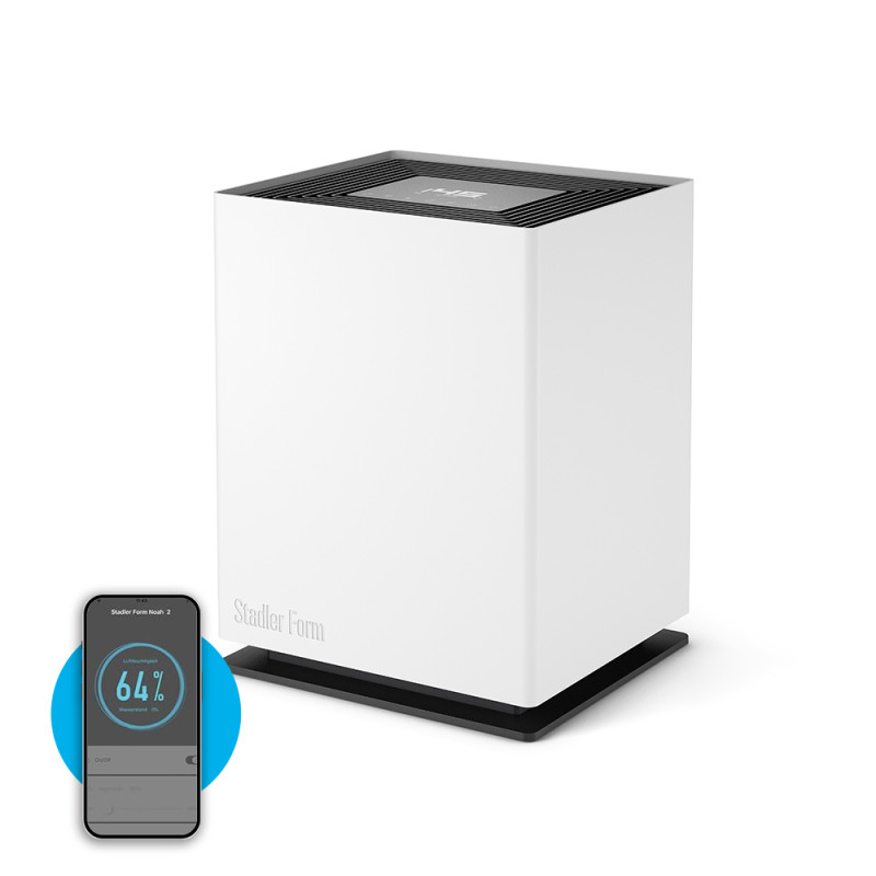 Noah White Humidifier – Powerful, Smart & Energy-Efficient| Stadler Form