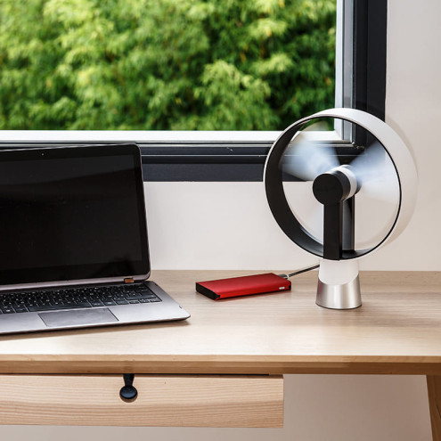 AIRAIN White table & desk fan | air&me
