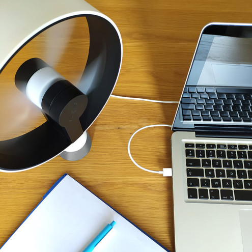 AIRAIN White table & desk fan | air&me