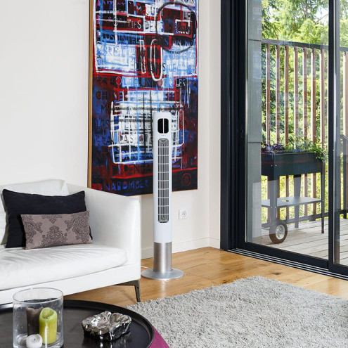 FANTASY White column fan | air&me