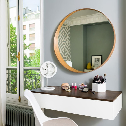 NAOS White table & desk fan | air&me