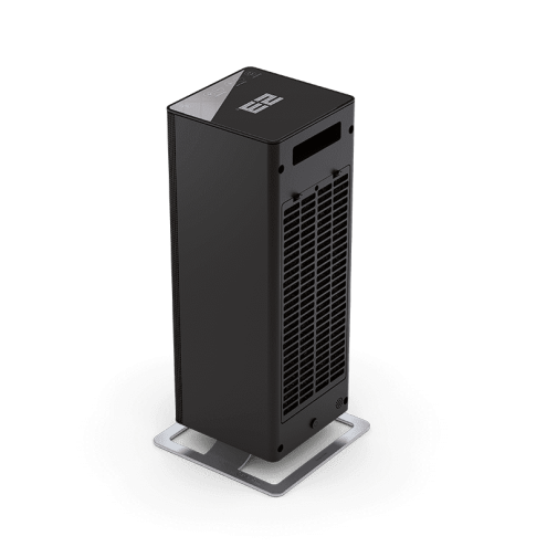 Ceramic heater with thermostat ANNA Big Black | Stadler Form