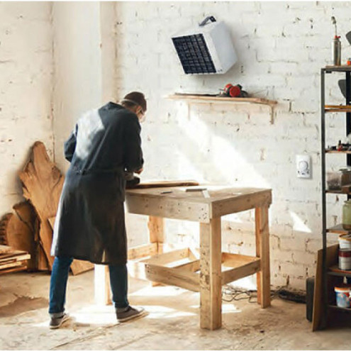 Aérotherme électrique professionnel fixe OLO F5 | Teddington