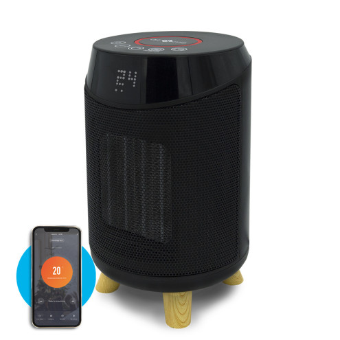 Reversible & connected ceramic heater LISON | air&me