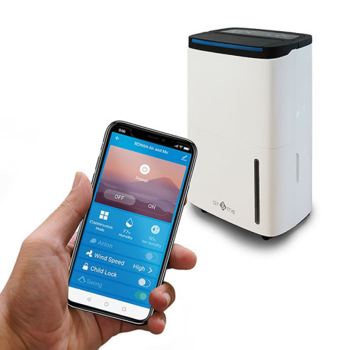 Connected dehumidifier ROHAN with lift pump | air&me