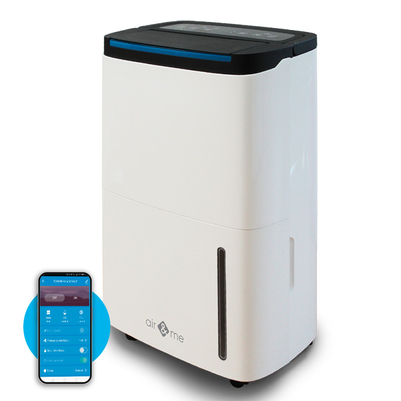 Connected dehumidifier ROHAN with lift pump | air&me