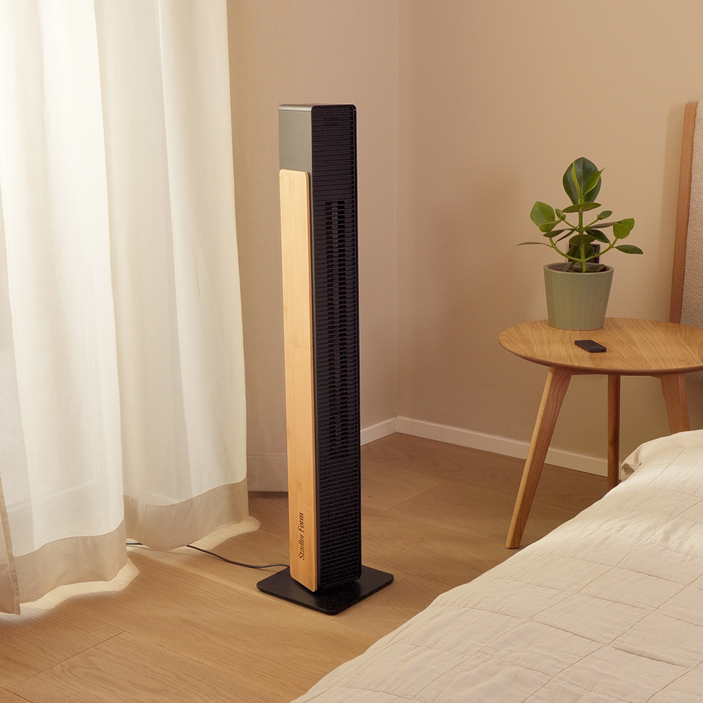 NICK Bamboo Black in a bedroom